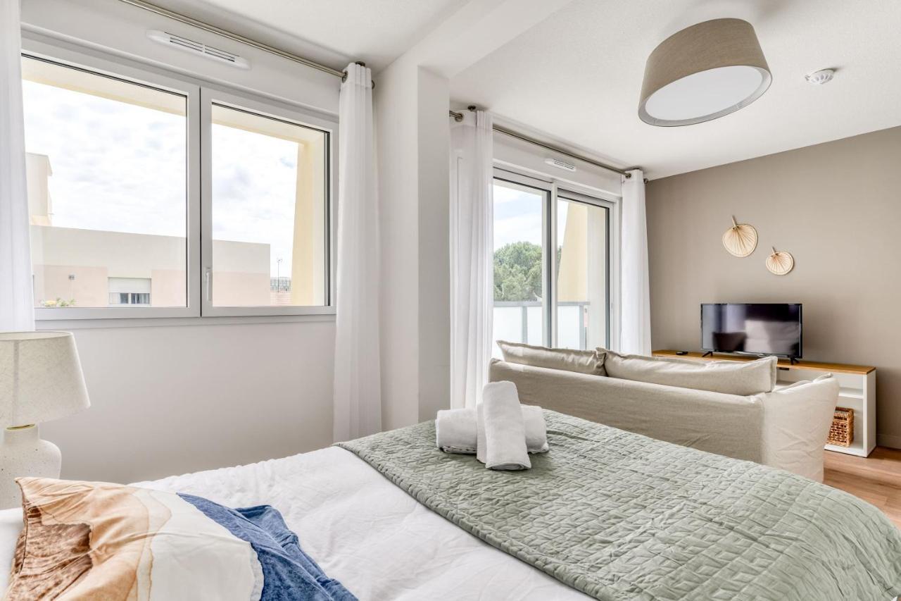 Ovelia Montpellier - Les Balcons De Montcalm Apartment Exterior foto